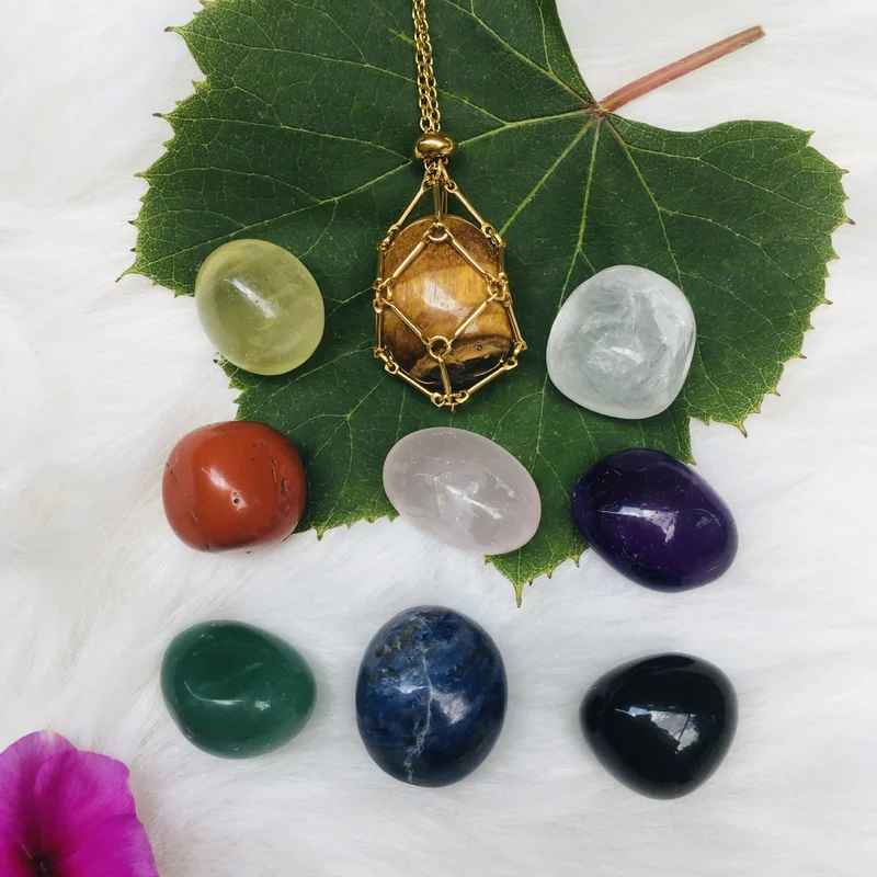 lusailstore-2024 Crystal Gemstone Necklace