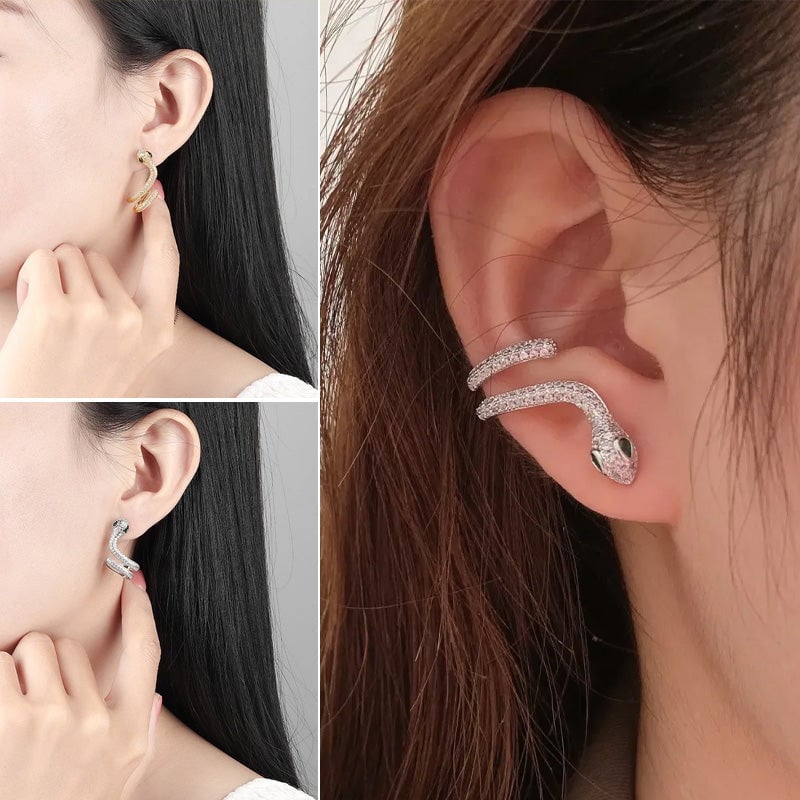 lusailstore - snakes earrings