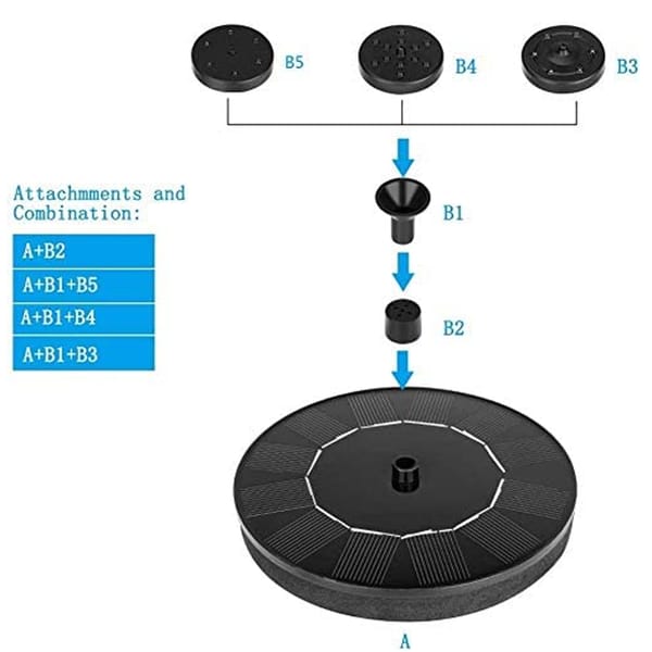 lusailstore - Solar outdoor fountain