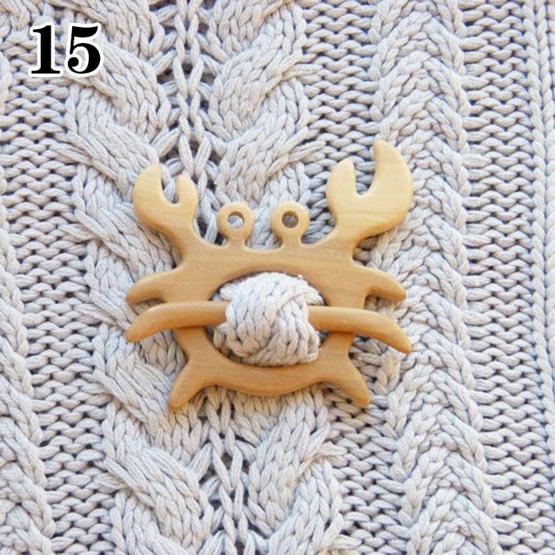 lusailstore - wooden animal brooches