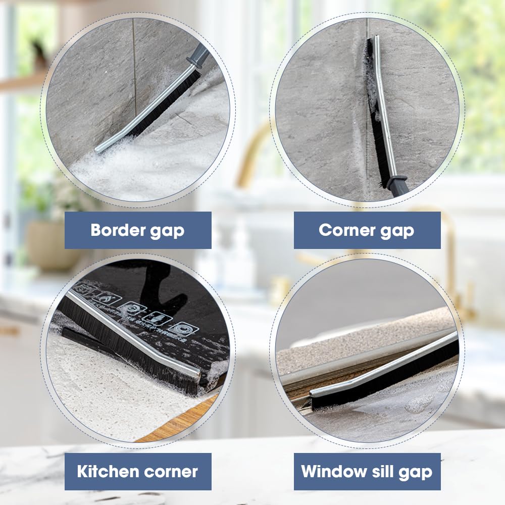 lusailstore-Hard-Bristled Crevice Cleaning Brush