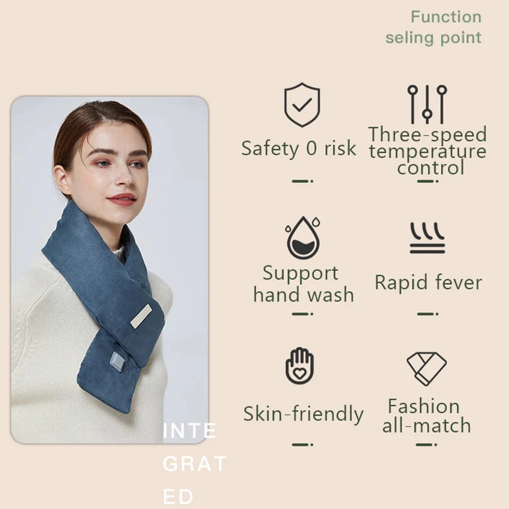 lusailstore - Rechargeable heated scarf