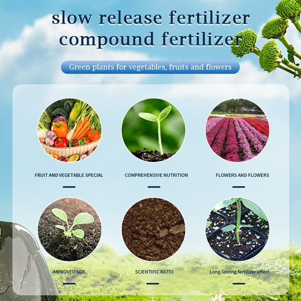 lusailstore - General purpose slow release organic fertilizer for home gardening