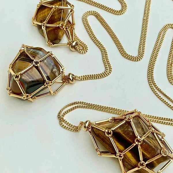 lusailstore-2024 Crystal Gemstone Necklace