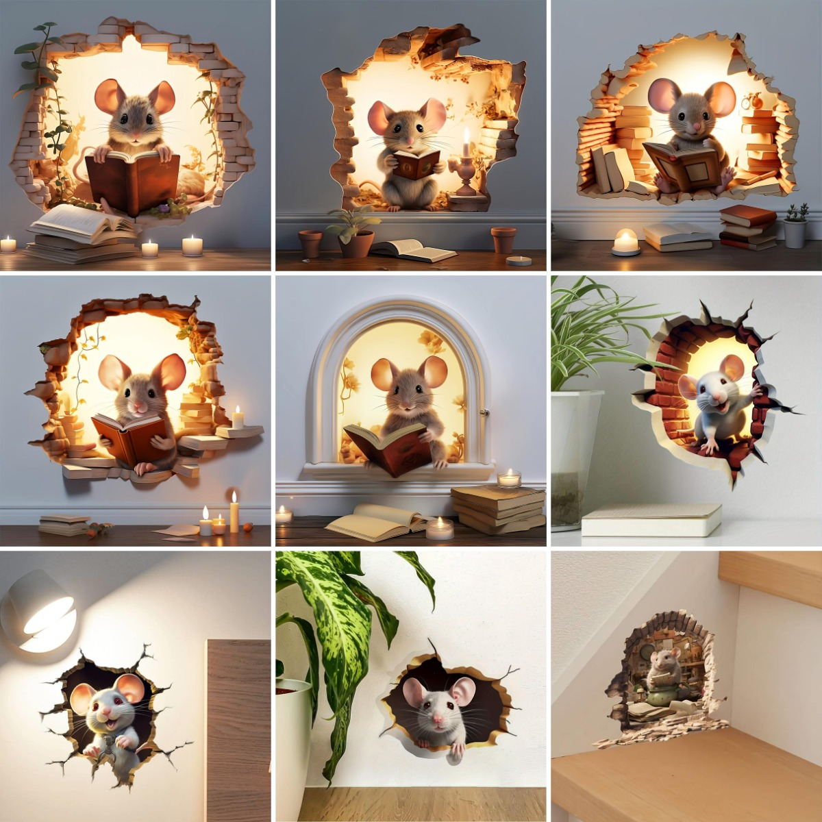 lusailstore - cartoon wall stickers for bedroom