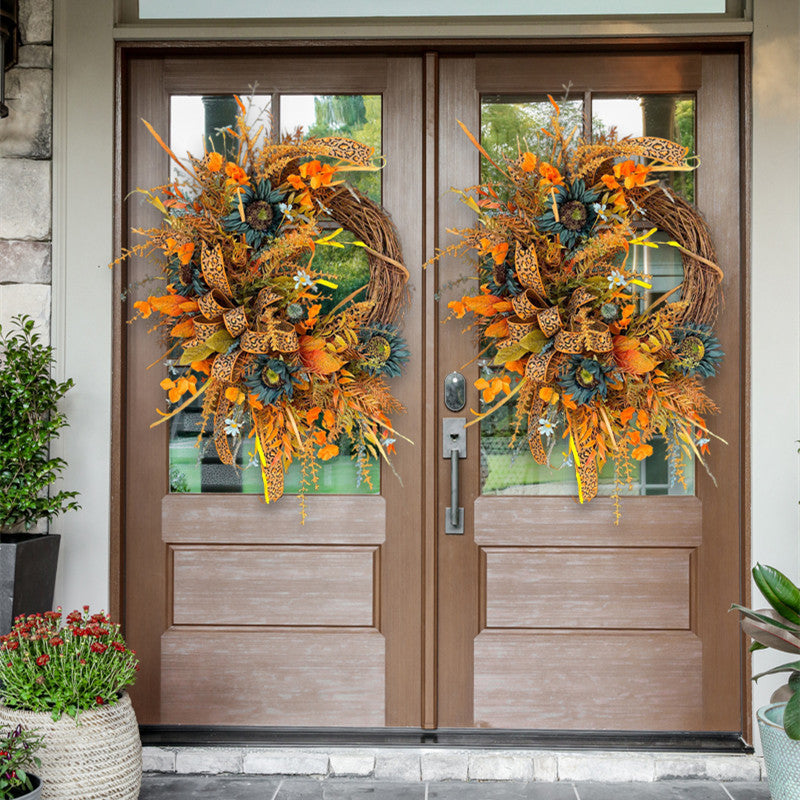 lusailstore- Autumn Grapevine Wreath