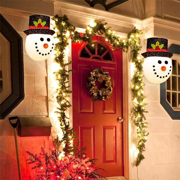 lusailstore - Snowman Porch Light Cover