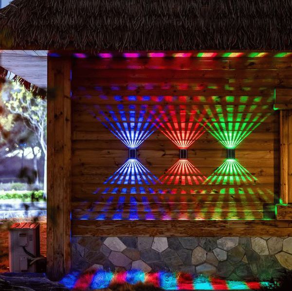 lusailstore - solar outdoor wall lights