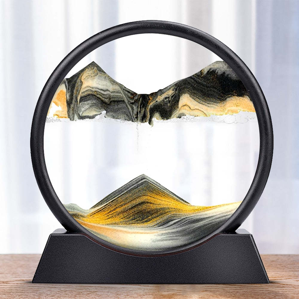 lusailstore-3D Hourglass Deep Sea Sand Scene