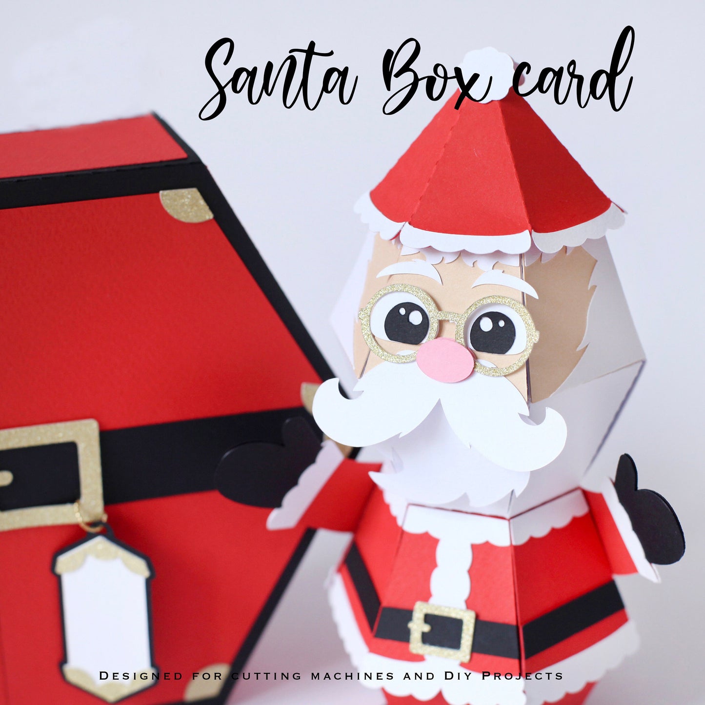 lusailstore-3D Santa Claus prank pop-up box card