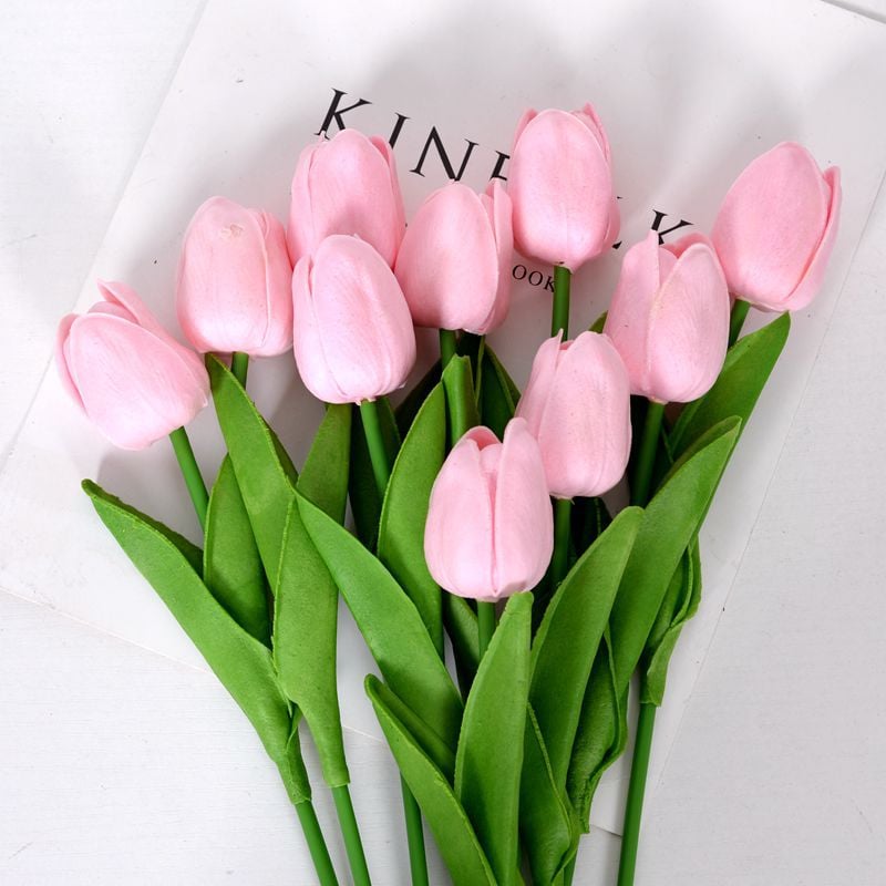 lusailstore- UV resistant realistic artificial tulip flower