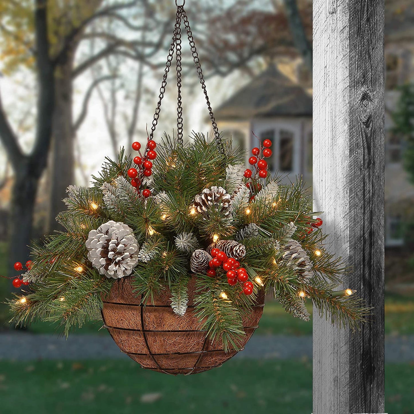 lusailstore - Magic Night Christmas Hanging Basket