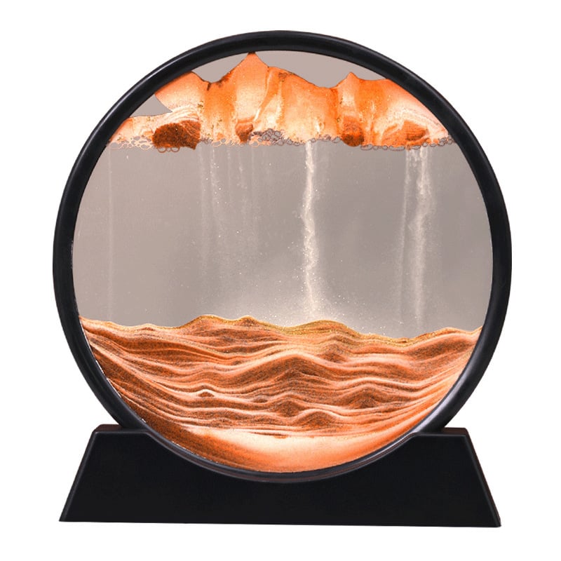 lusailstore-3D Hourglass Deep Sea Sand Scene