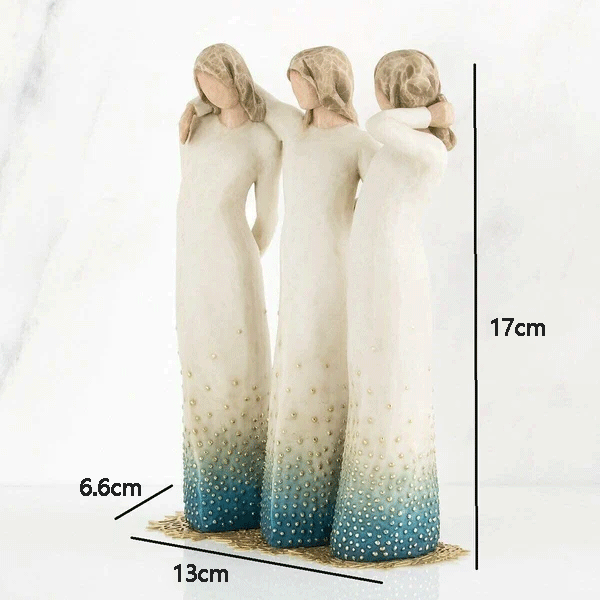 lusailstore- By My Side, Sculpted Hand-Painted Figure