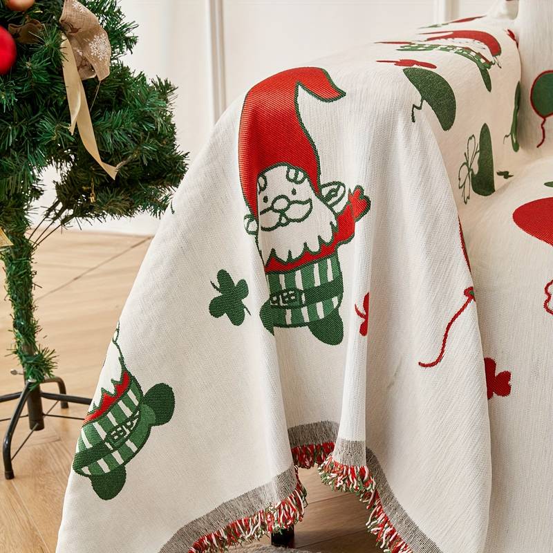 lusailstore - christmas themed sofa cover