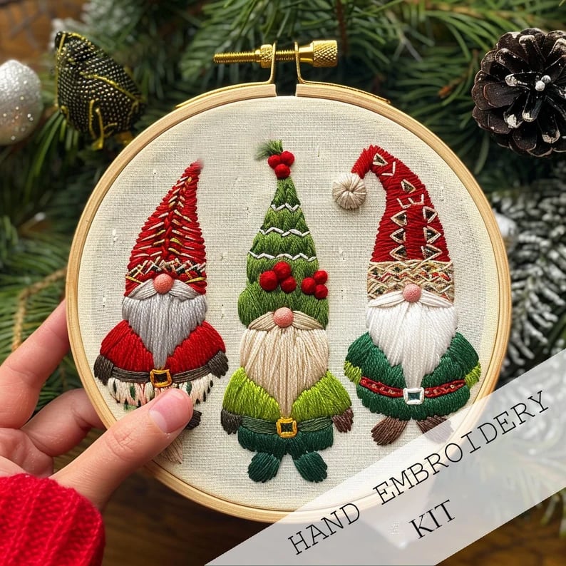 lusailstore-Christmas Embroidery KIT