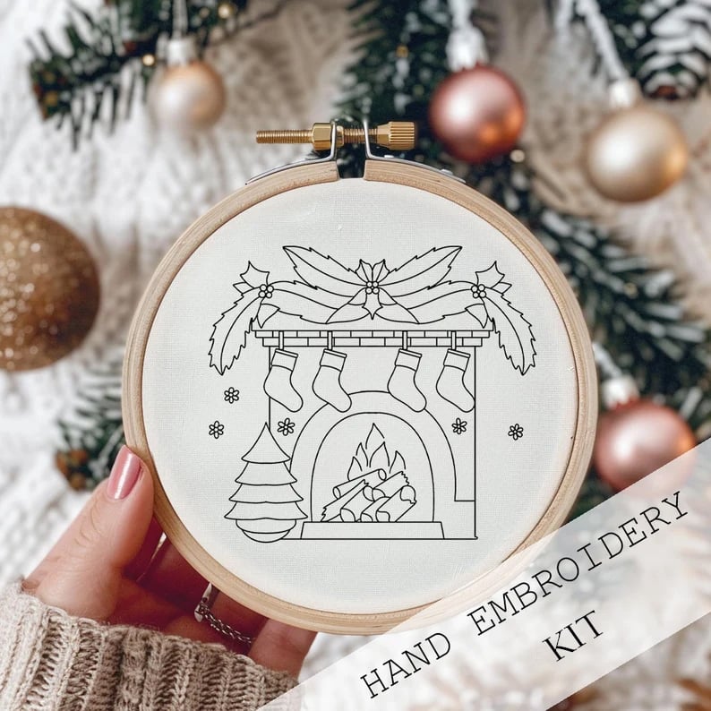 lusailstore-Christmas Embroidery KIT