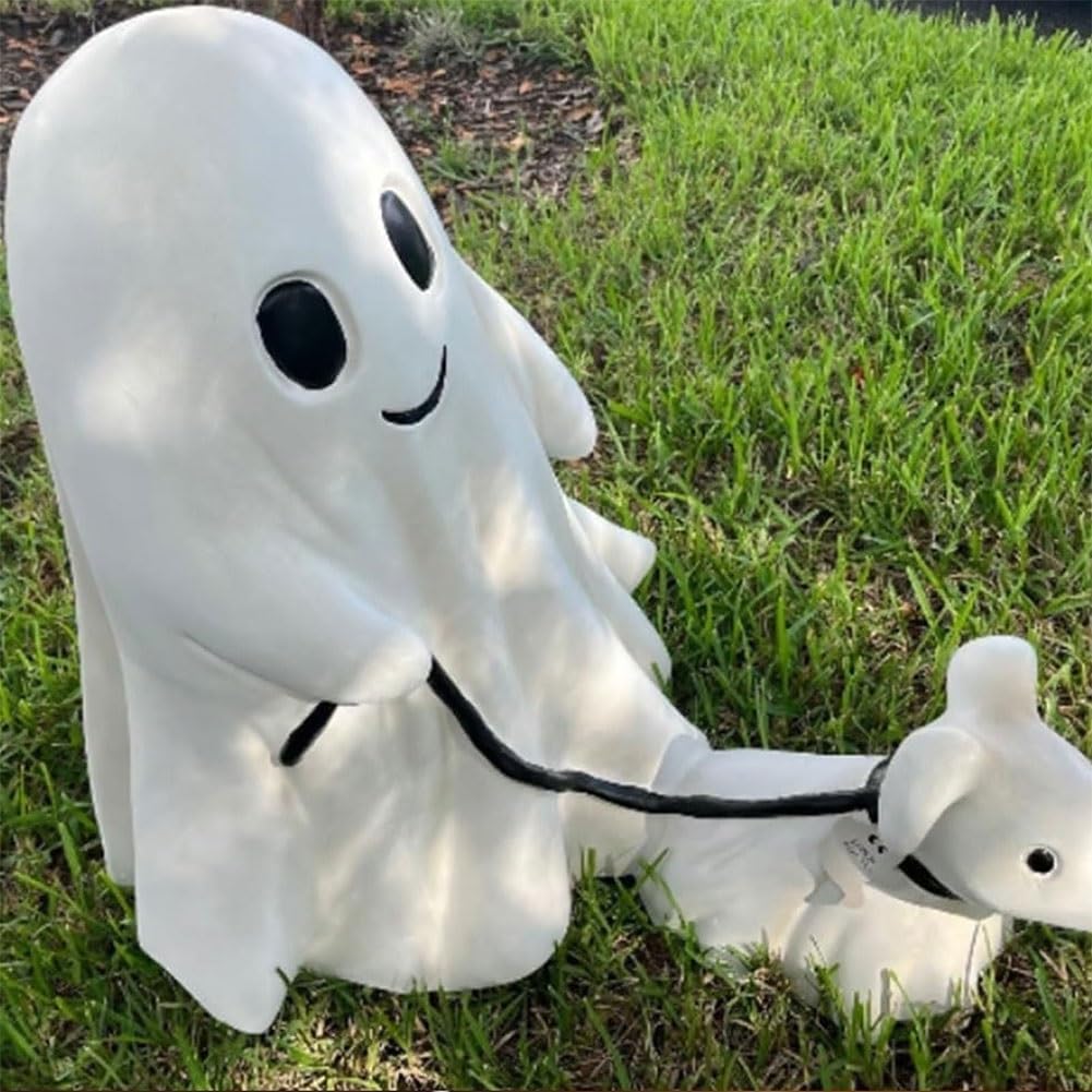 lusailstore - 2024 Ghost Walking Dog Statue