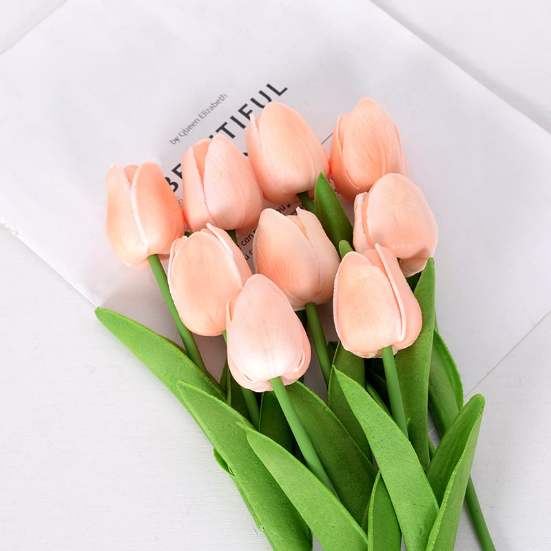 lusailstore- UV resistant realistic artificial tulip flower