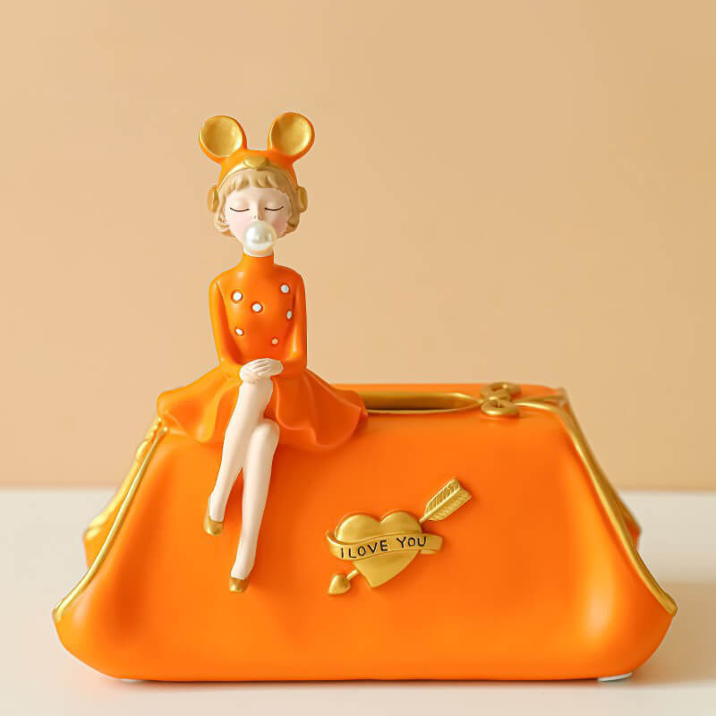 lusailstore - Elegant Bubble Girl Tissue Box