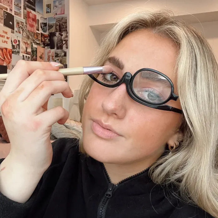 lusailstore - Rotating Makeup Glasses: Precision and Comfort