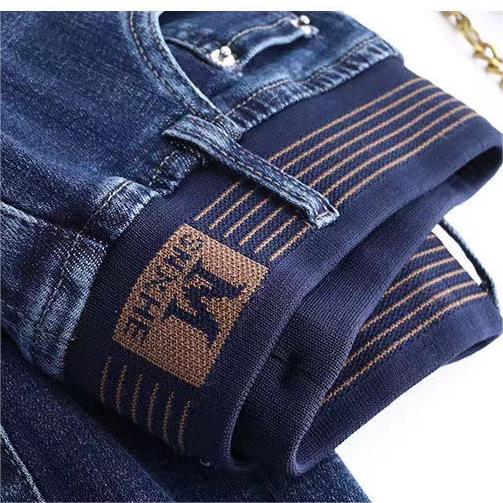 lusailstore- High Waisted Stretch Elastic Jeans