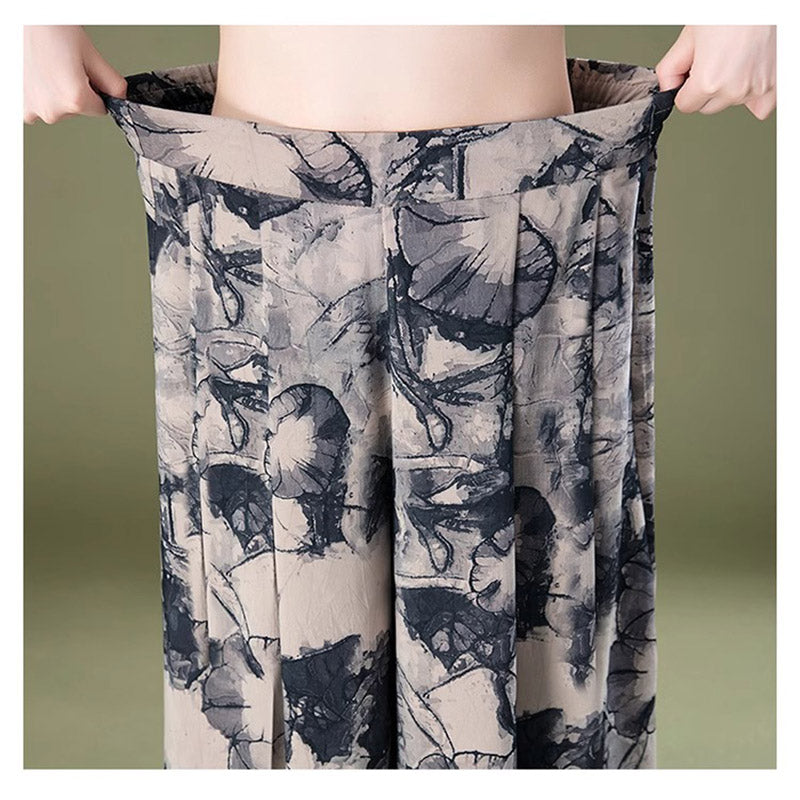 lusailstore - Women’s Elegant Chiffon Wide Leg Culottes