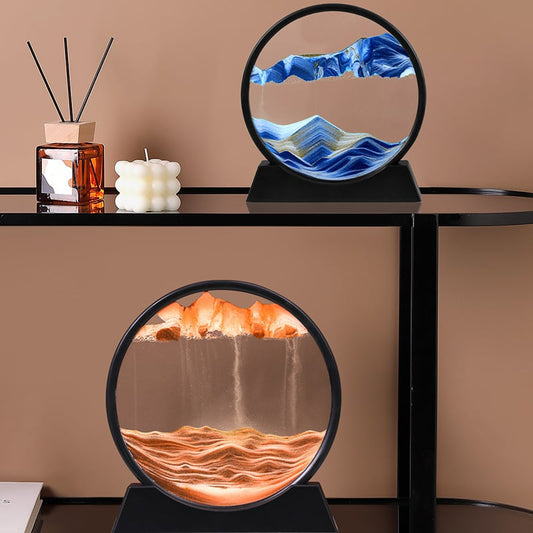 lusailstore-3D Hourglass Deep Sea Sand Scene