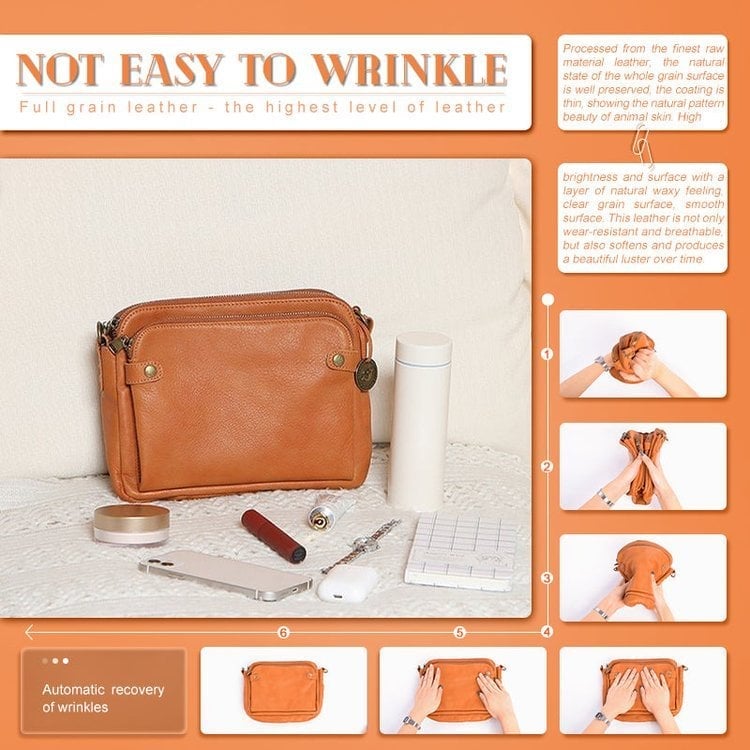 lusailstore - Crossbody Leather Shoulder Bags and Clutches