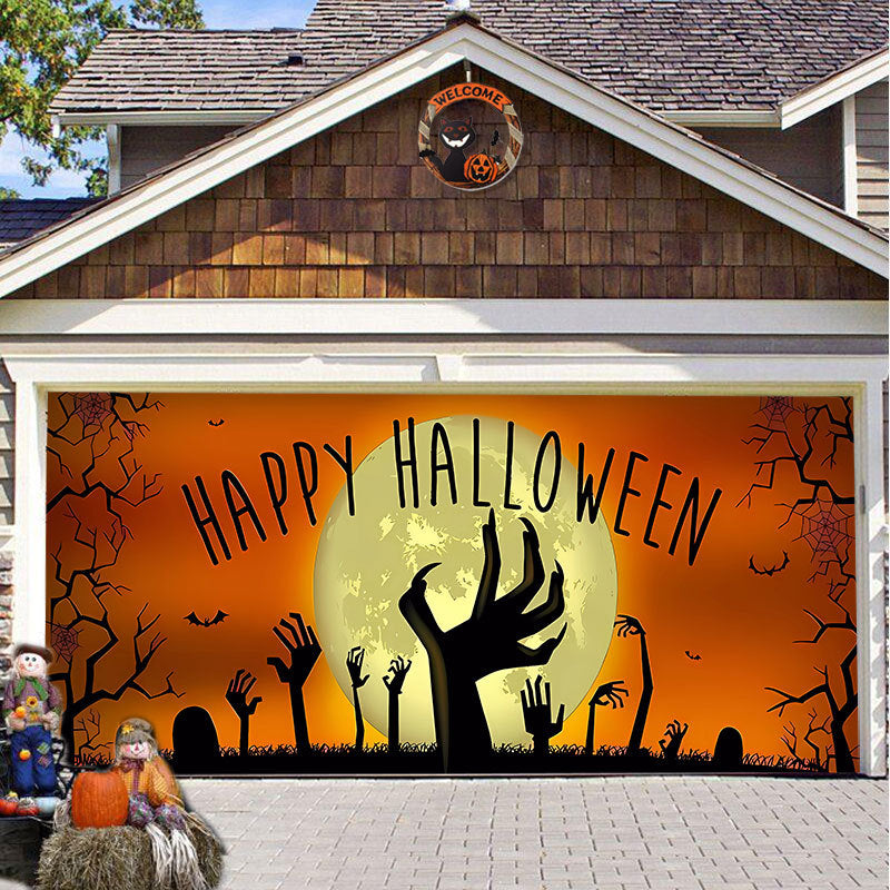 lusailstore- Halloween 2024 Garage Door and Wall Decoration