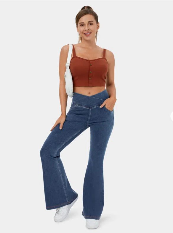 lusailstore - Magic High Waisted Flare Pants