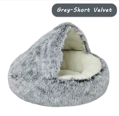 lusailstore - pet bed round plush