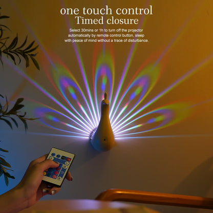 lusailstore - peacock led projection light