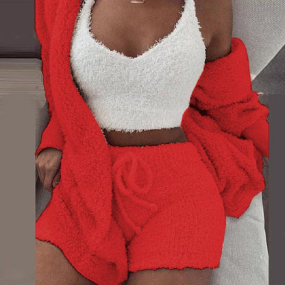 lusailstore - Winter Plush Home Casual Wear