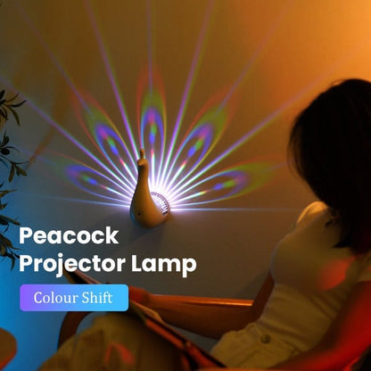 lusailstore - peacock led projection light