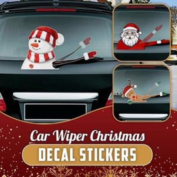 lusailstore - Christmas car wiper sticker