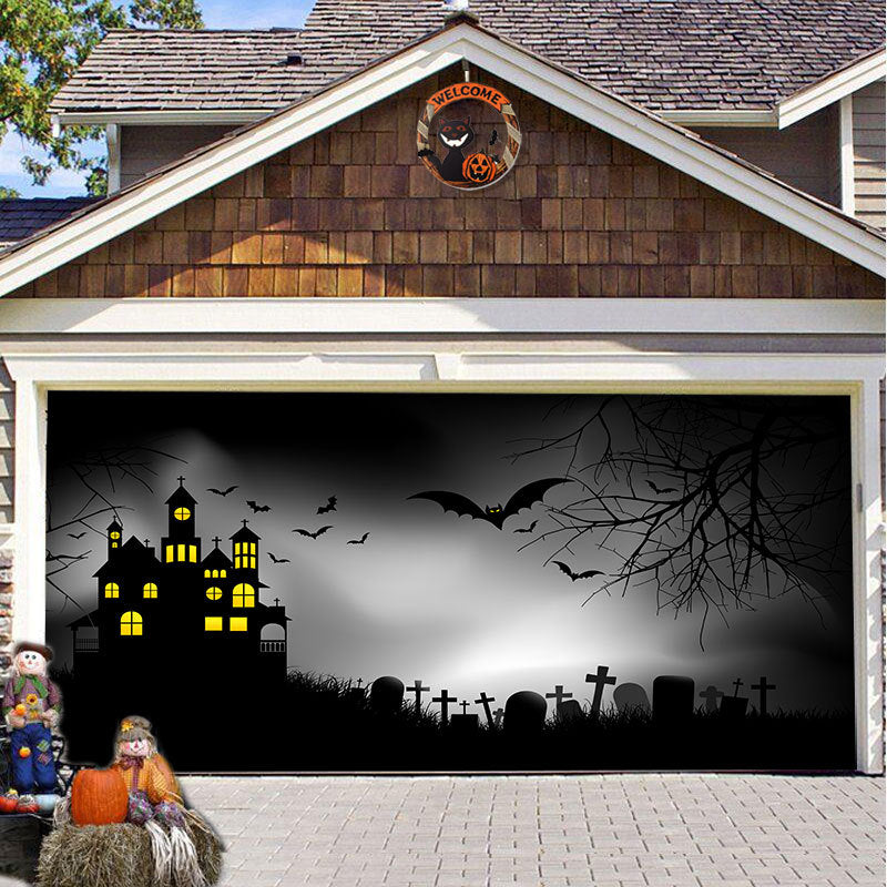 lusailstore- Halloween 2024 Garage Door and Wall Decoration