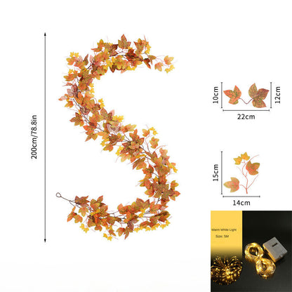 lusailstore - Autumn Leaves LED Garland