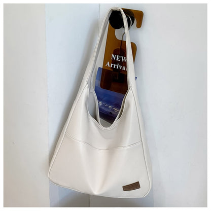 lusailstore - Simple PU leather tote bag