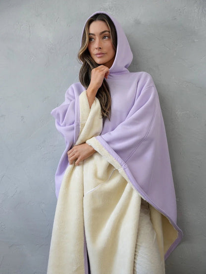 lusailstore - Stylish loose-fitting hooded cape