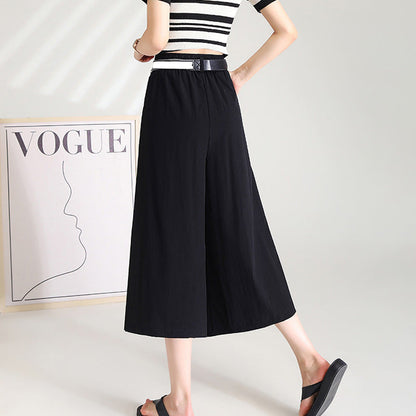 lusailstore-A-line Waistband Skirt Pants for Women