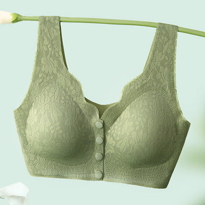 lusailstore-Front Buckle Sleep Bra For Older Women