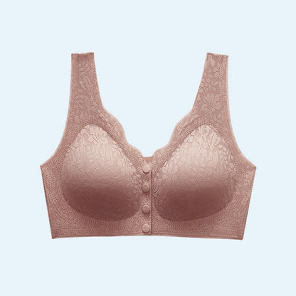 lusailstore-Front Buckle Sleep Bra For Older Women