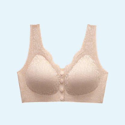 lusailstore-Front Buckle Sleep Bra For Older Women