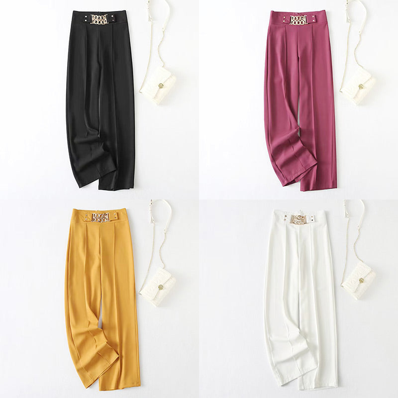 lusailstore-Women’s Elegant Wide-leg Pants