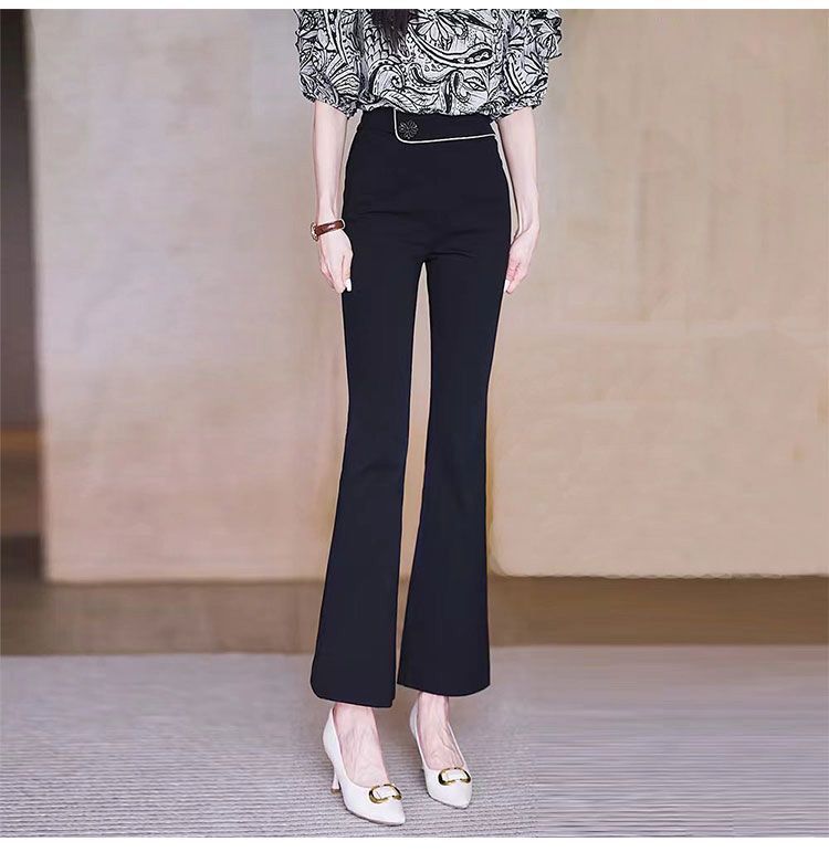 lusailstore - Women's High Waisted Stretch Bootcut Flared Pants