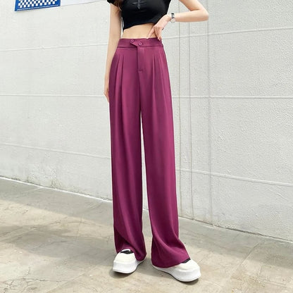 lusailstore - Woman's Casual Full-Length Loose Pants