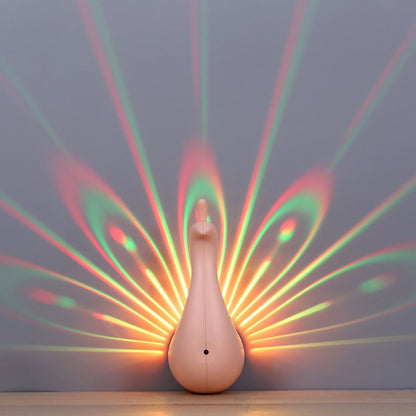 lusailstore - peacock led projection light