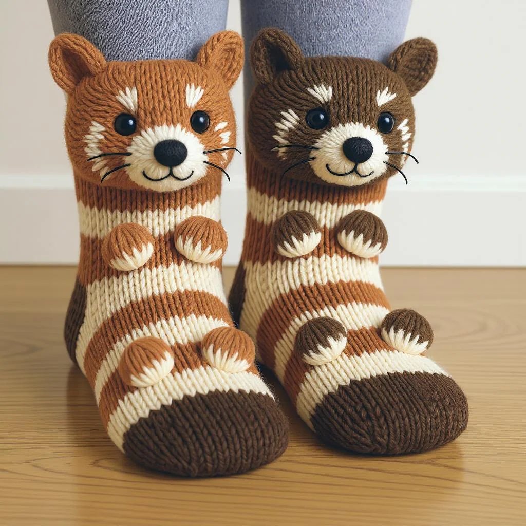 lusailstore - 3D Funny Animal Hug Socks