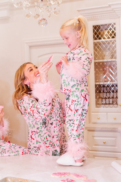 lusailstore - Bianca Pink Christmas Pajama Set